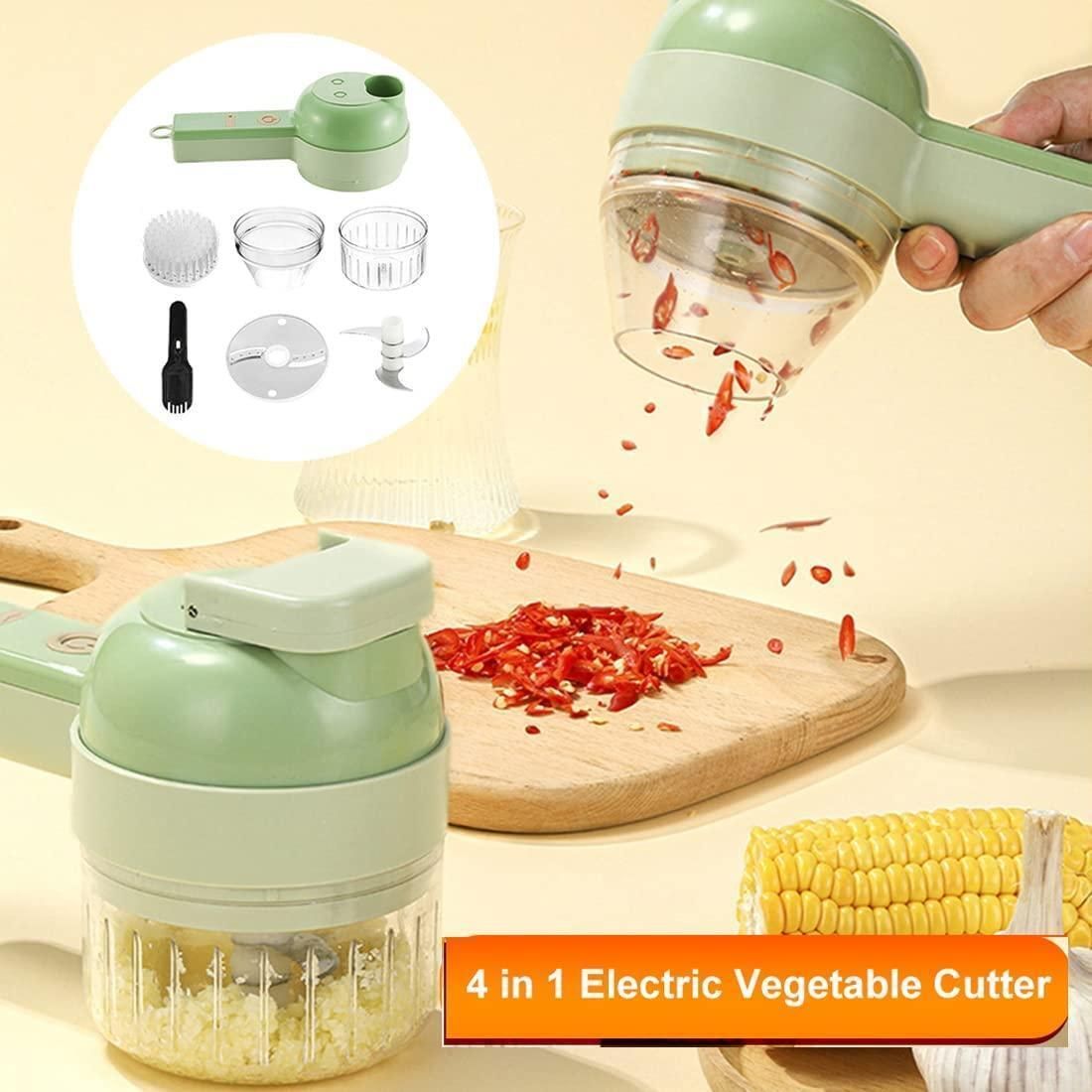 Wireless 4 in 1 Portable Electric Vegetable Cutter